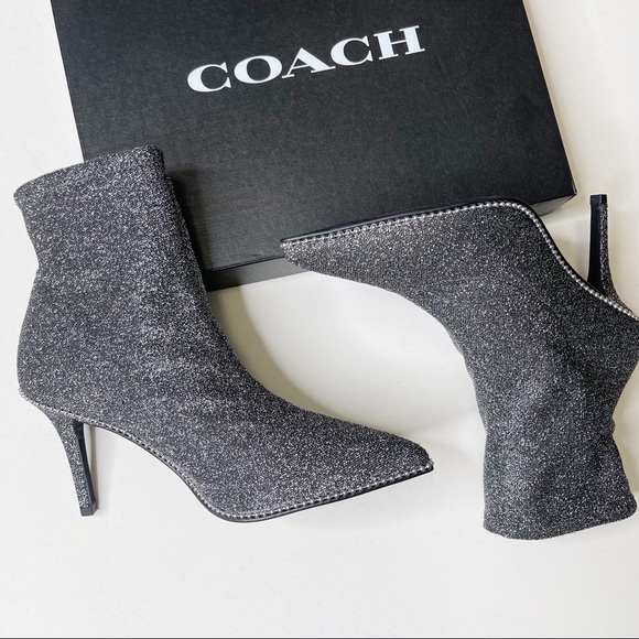 COACH WHITNY LUREX BOOTIE - Picture 3 of 7